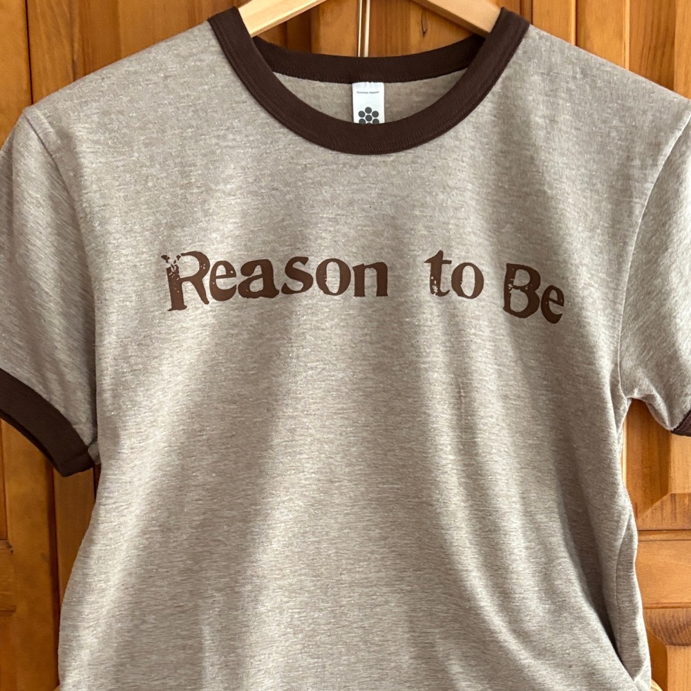 American Apparel Brown Trim T-Shirt purchased at Dogfish Head Brewery NWOT